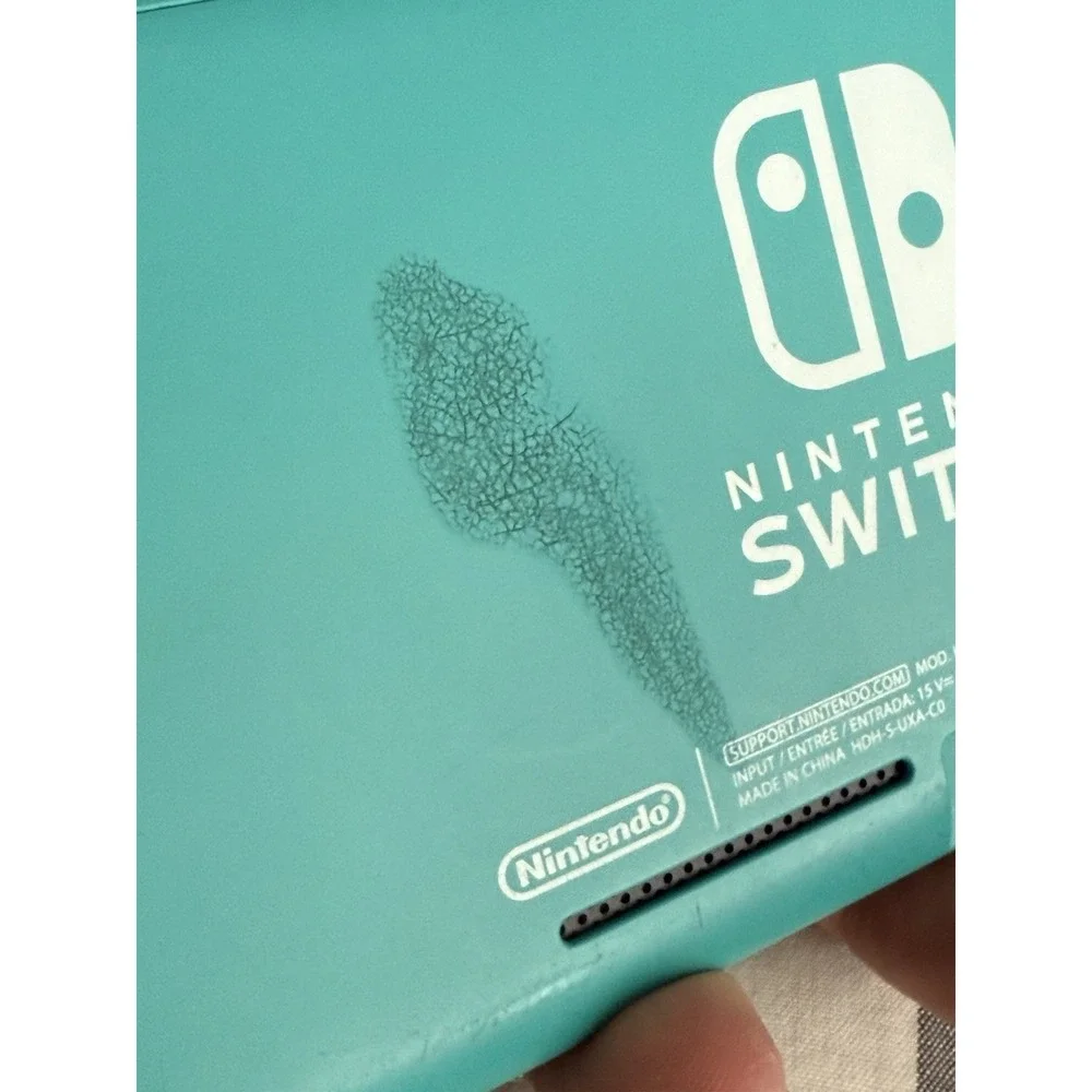 Nintendo Switch Lite- Turquoise With Charger‎ , Works Good